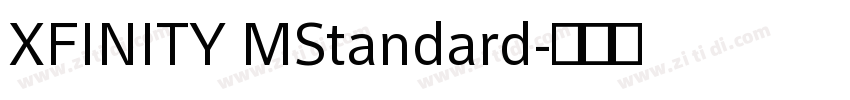 XFINITY MStandard字体转换
